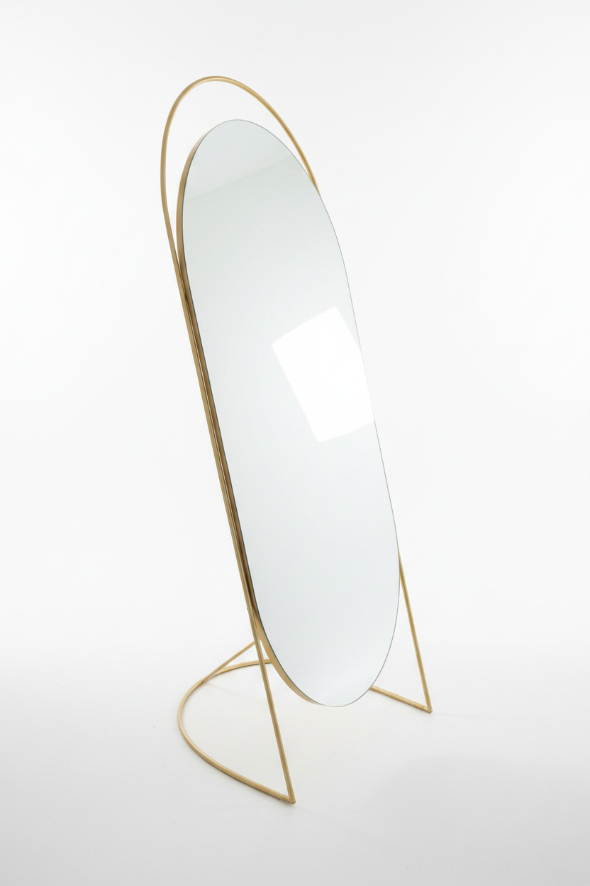 Oval mirror