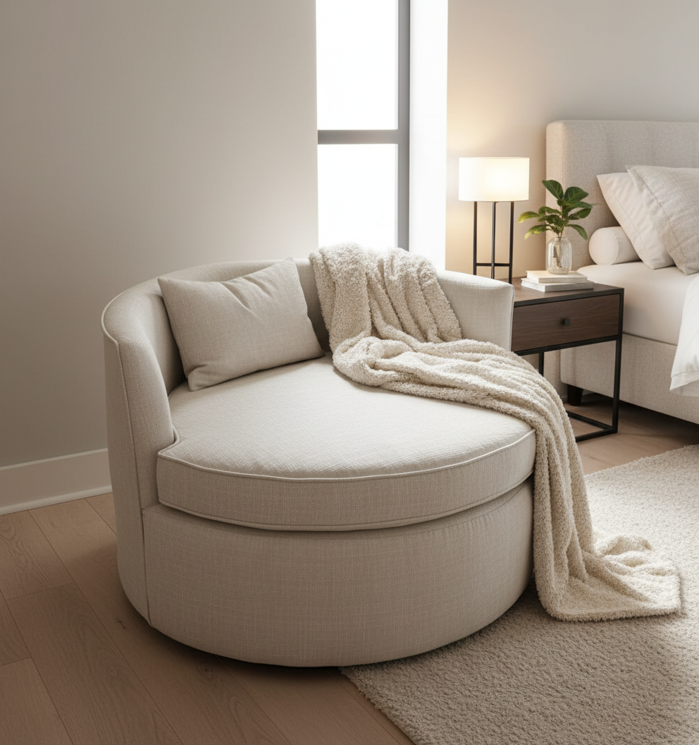 Round lounger