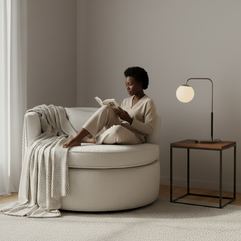 Round lounger