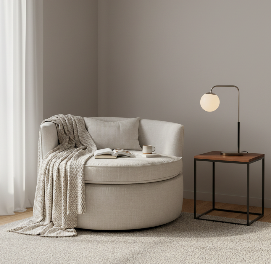 Round lounger